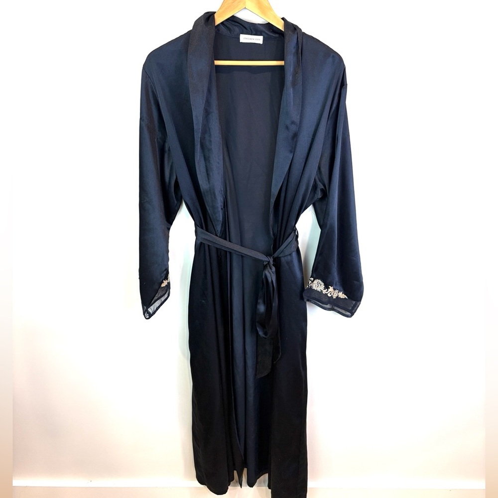 90s/00s vintage Jones New York satin Robe O/S